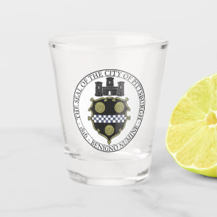Siegel Pittsburgh Schnapsglas