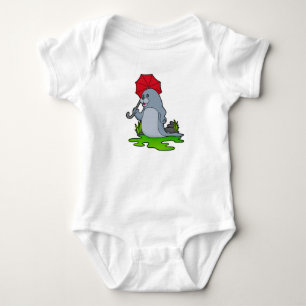 Siegel Regenschirm Baby Strampler
