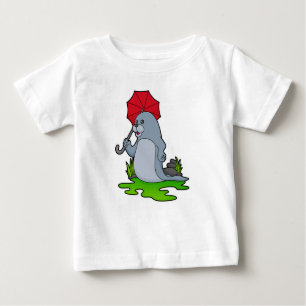 Siegel Regenschirm Baby T-shirt