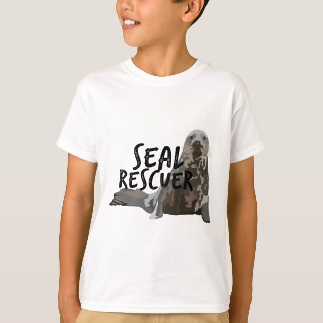 Siegel Rescuer T-Shirt (Vorderseite)