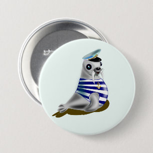 Siegel Sailor Button - Ihre Farbe - Text