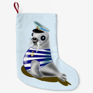 Siegel Sailor Funny Weihnachts Strumpf Kleiner Weihnachtsstrumpf