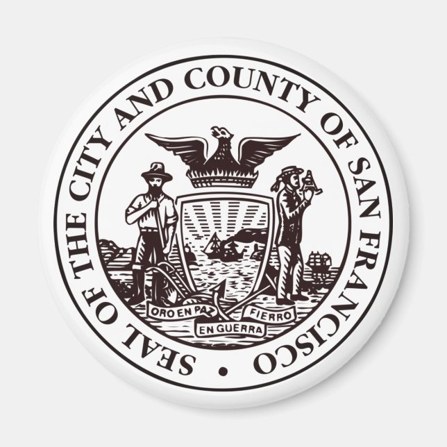 Siegel San Francisco, CA Magnet (Vorne)