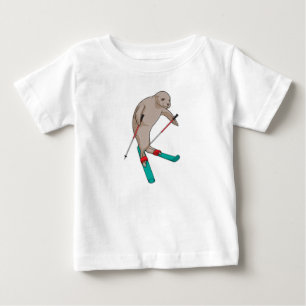 Siegel Skier Ski Baby T-shirt