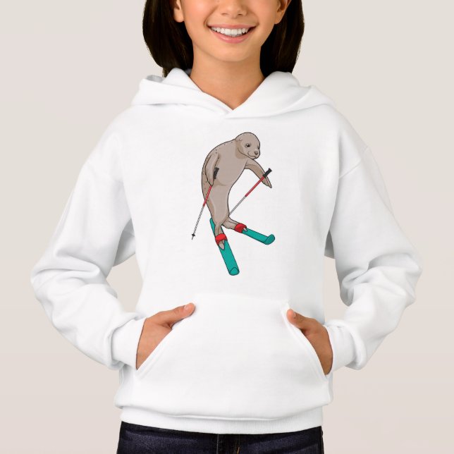 Siegel Skier Ski Hoodie (Vorderseite)