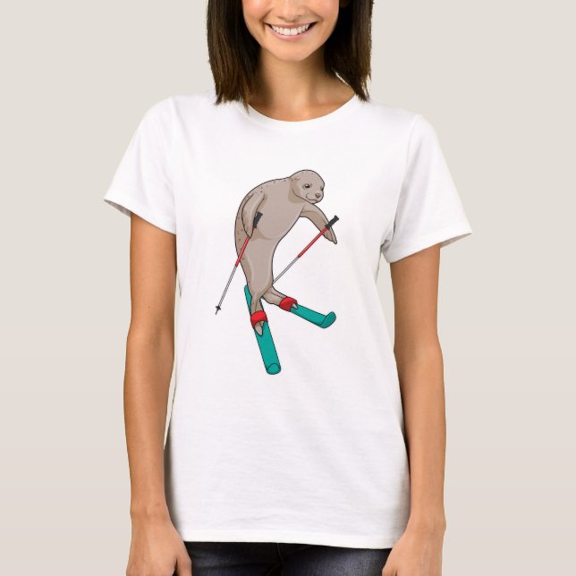 Siegel Skier Ski T-Shirt (Vorderseite)