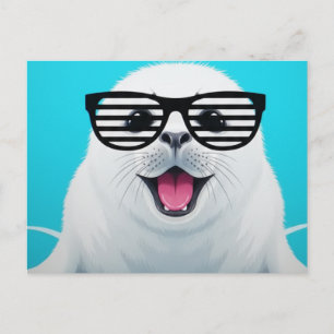 Siegel-Sonnenbrille Postkarte