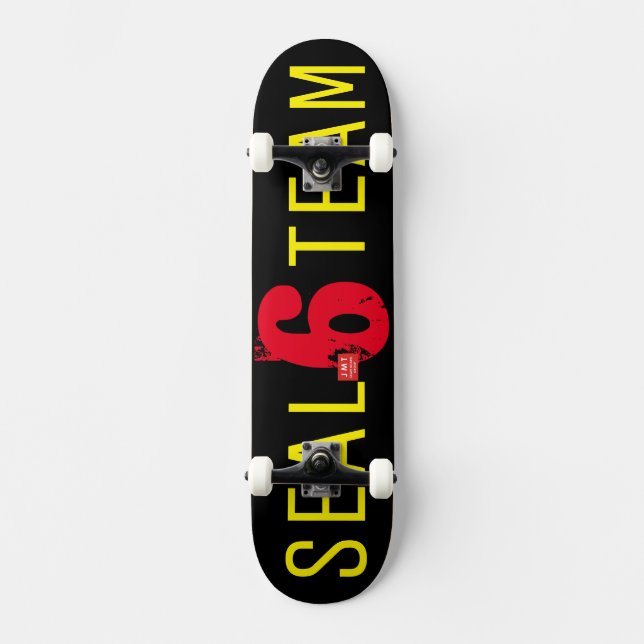SIEGEL TEAM 6 Skateboard (Vorderseite)