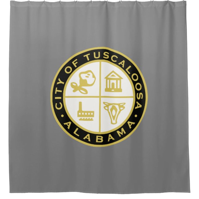 Siegel Tuscaloosa (Alabama) Duschvorhang (Vorderseite)