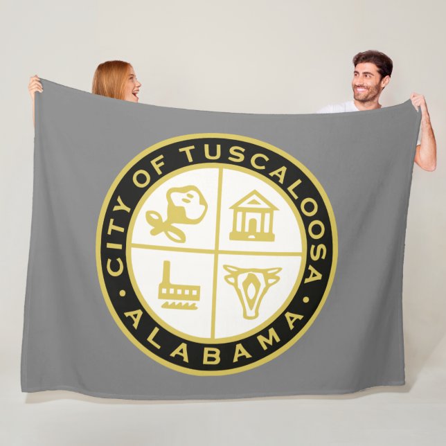 Siegel Tuscaloosa (Alabama) Fleecedecke (Beispiel)