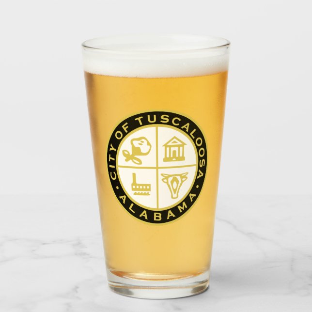 Siegel Tuscaloosa (Alabama) Glas (Vorne (Gefüllt))