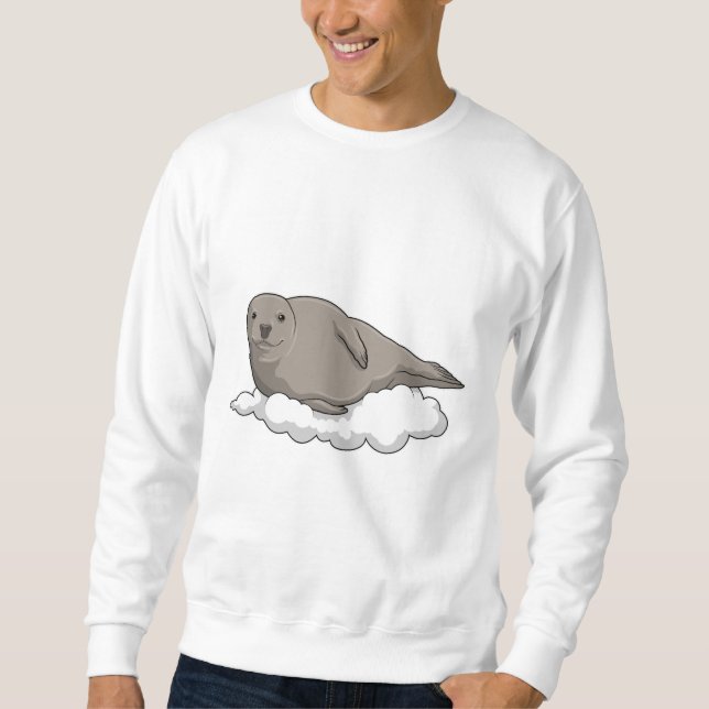 Siegel über Wolken Sweatshirt (Vorderseite)