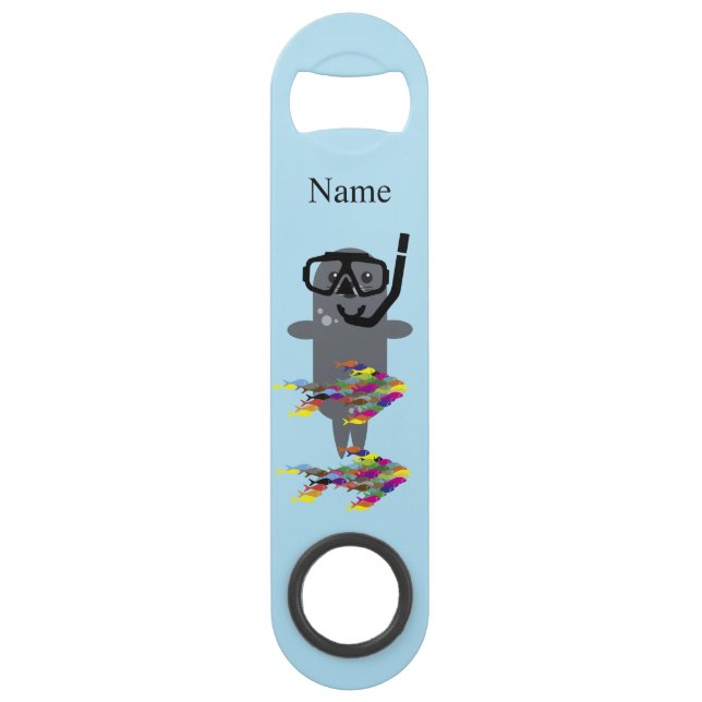 Siegel und Fischschulen Thunder_Cove Speed Flaschenöffner (Rückseite)