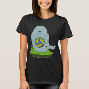 Siegel Volleyball-Spieler Volleyball T-Shirt