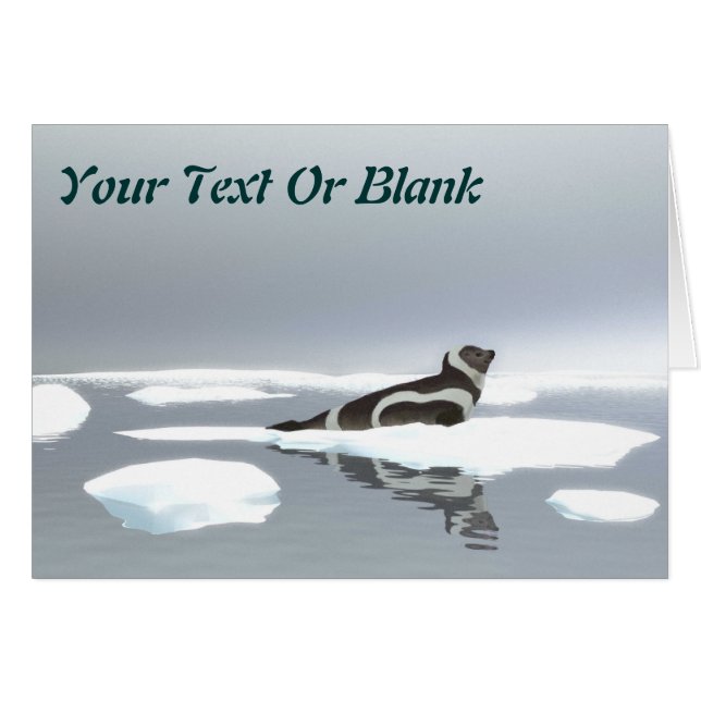 Siegel von Band auf Eis (Vorderseite (Horizontal))