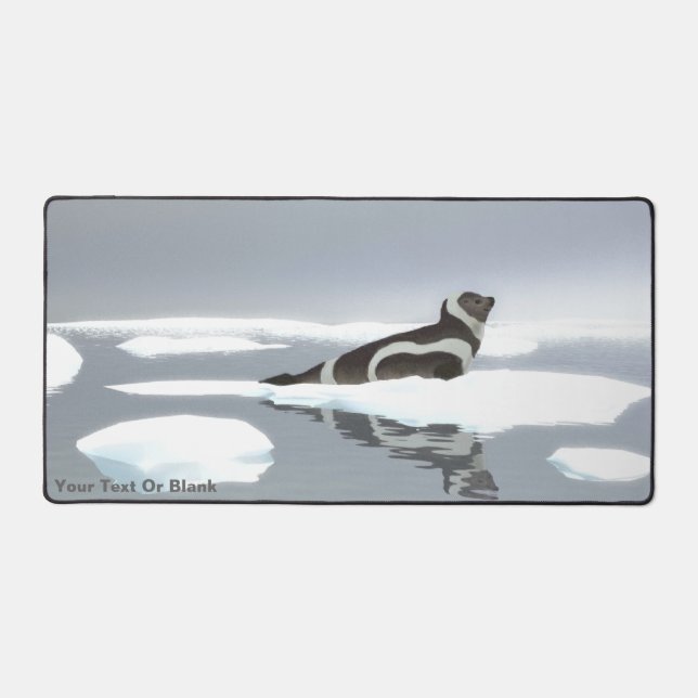 Siegel von Band auf Eis Schreibtischunterlage (Vorderseite)