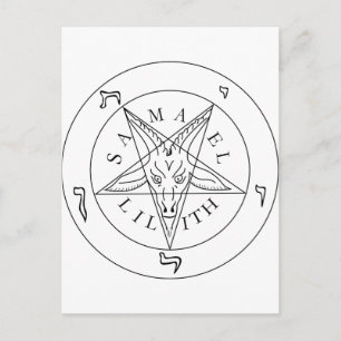 Siegel von Baphomet Postkarte
