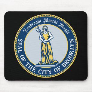 Siegel von Brooklyn (Stadtbezirk in New York City) Mousepad