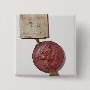 Siegel von König Richard I Button