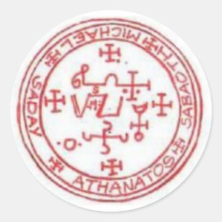 Siegel von Michael Runder Aufkleber