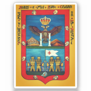 Siegel von Sucre, Bolivien Aufkleber
