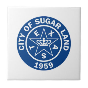 Siegel von Zuckerland (Texas) Fliese