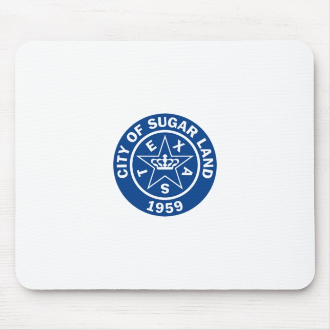 Siegel von Zuckerland (Texas) Mousepad (Vorne)