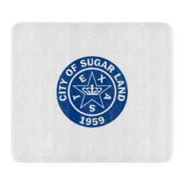 Siegel von Zuckerland (Texas) Schneidebrett