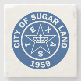 Siegel von Zuckerland (Texas) Steinuntersetzer