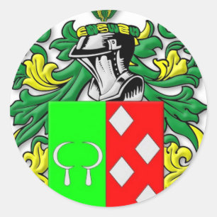 Siegel-Wappen Runder Aufkleber