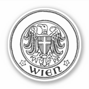 Siegel Wien, ÖSTERREICH Aufkleber