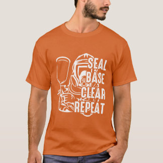 Siegeldurchsichtige Wiederholungs-Funny-Car-Sprühd T-Shirt