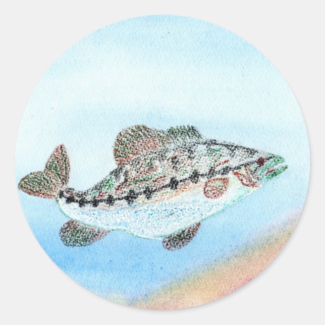 Sieger-Artwork von E. Saliga, Grad 5 Runder Aufkleber (Vorderseite)