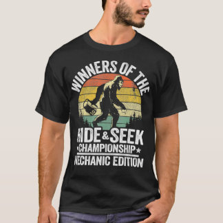 Sieger der Hide Seek Championship 10 mm T-Shirt
