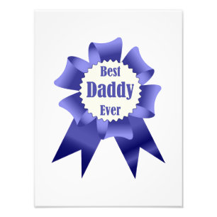 Sieger des besten Daddy-Jungs-Awards für das Pater Fotodruck