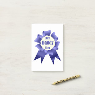Sieger des besten Daddy-Jungs-Awards für das Pater Post-it Klebezettel