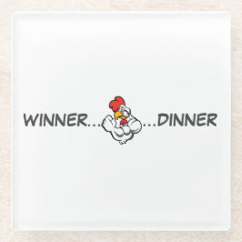 Sieger Dinner Grill Glass Untersetzer Olympian Eff