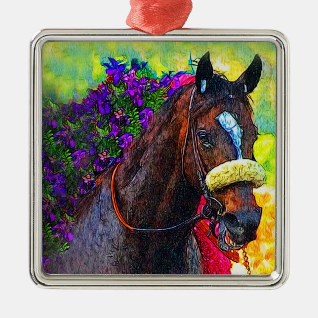 Sieger-Kreis 2 Silbernes Ornament (Vorne)