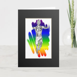 Sieger-Rainbow-Grüße-Karte Karte