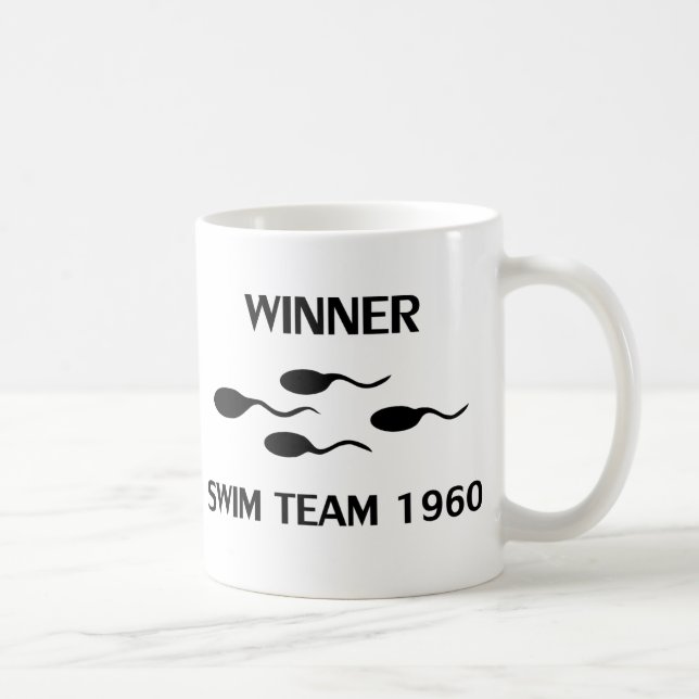 Sieger-Schwimmteamikone 1960 Tasse (Rechts)
