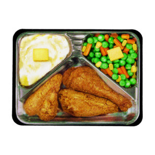 Sieger-Sieger-Huhn-Abendessen Magnet