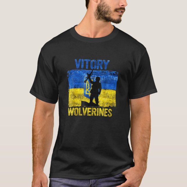 Sieger Wolverines Ukraine, Ukraine Wolverines Lieb T-Shirt (Vorderseite)