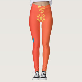 Siegesgeist olympisch Inspiriert Medaillenlegende Leggings