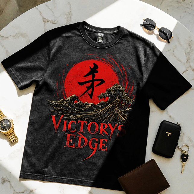 Siegesrand - Motivierend Design-T - Shirt (Von Creator hochgeladen)
