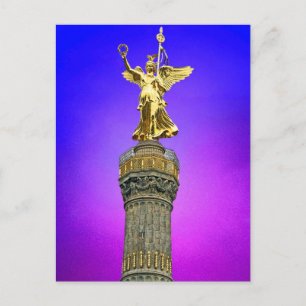 Siegessäule (siegessaule), Berlin, Art Sky Postkarte