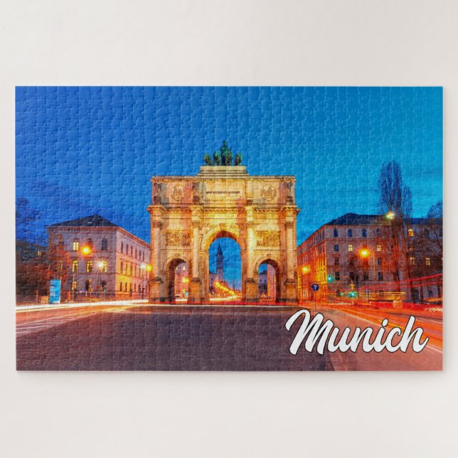 Siegestor, München, Deutschland Puzzle (Horizontal)