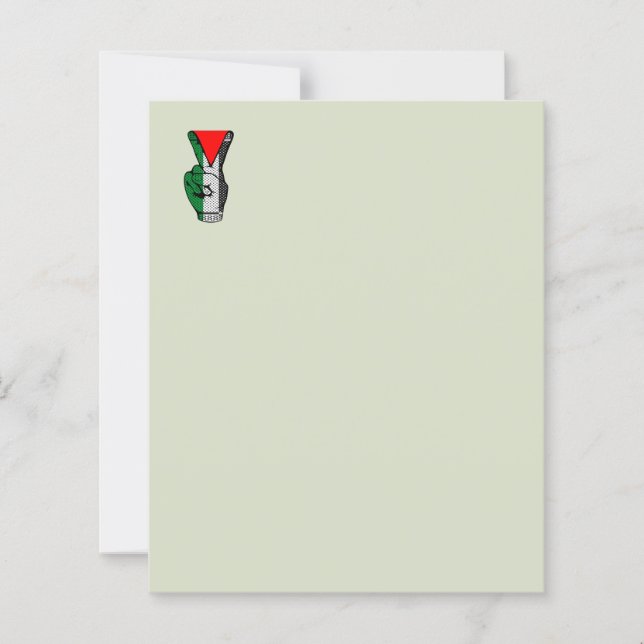 Siegeszeichen des roten Dreieck-Widerstands der Ha (Vorderseite)