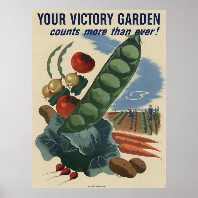 Siegreicher Garten Poster (Vorne)
