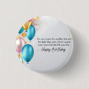 Sieh den Geburtstag Button