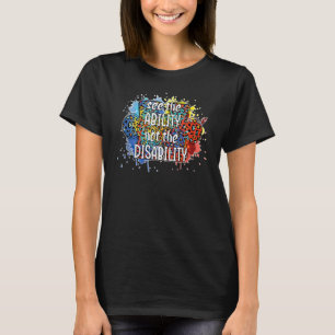 Sieh die Fähigkeit Autistische Kinder Autismus-Puz T-Shirt